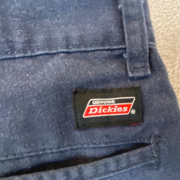 Dickies Mens Work Shorts Size 38 Chino Flat Front Casual Summer Classic Navy - Picture 10 of 12